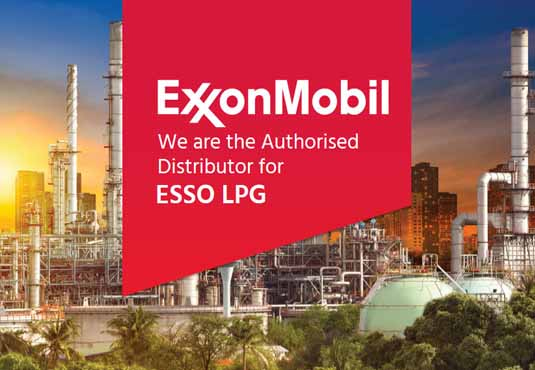 We are authorized distributor for Exxon Mobil’s Esso LPG